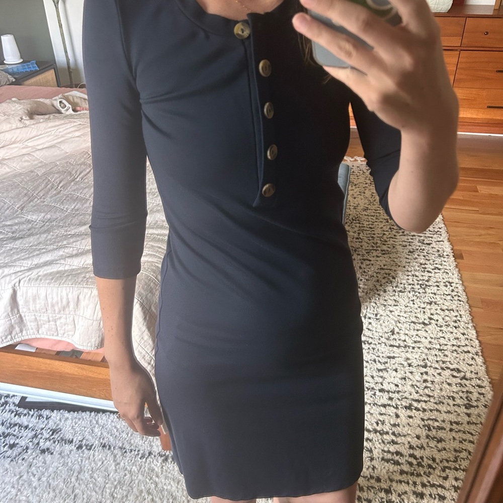 Lou Lou & Company navy Everyday Henley Dress Women's Size XS